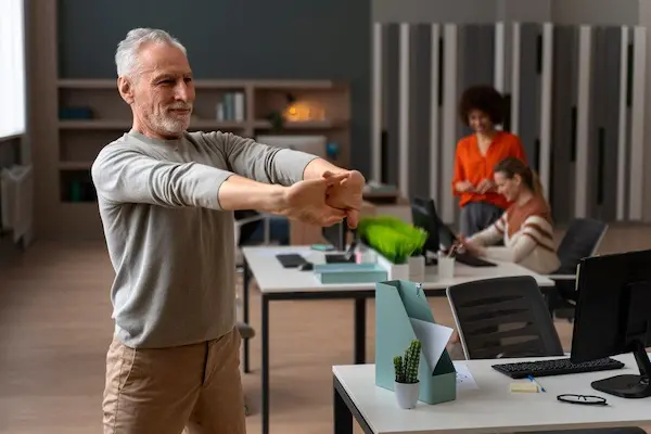 desk friendly workout ways at work